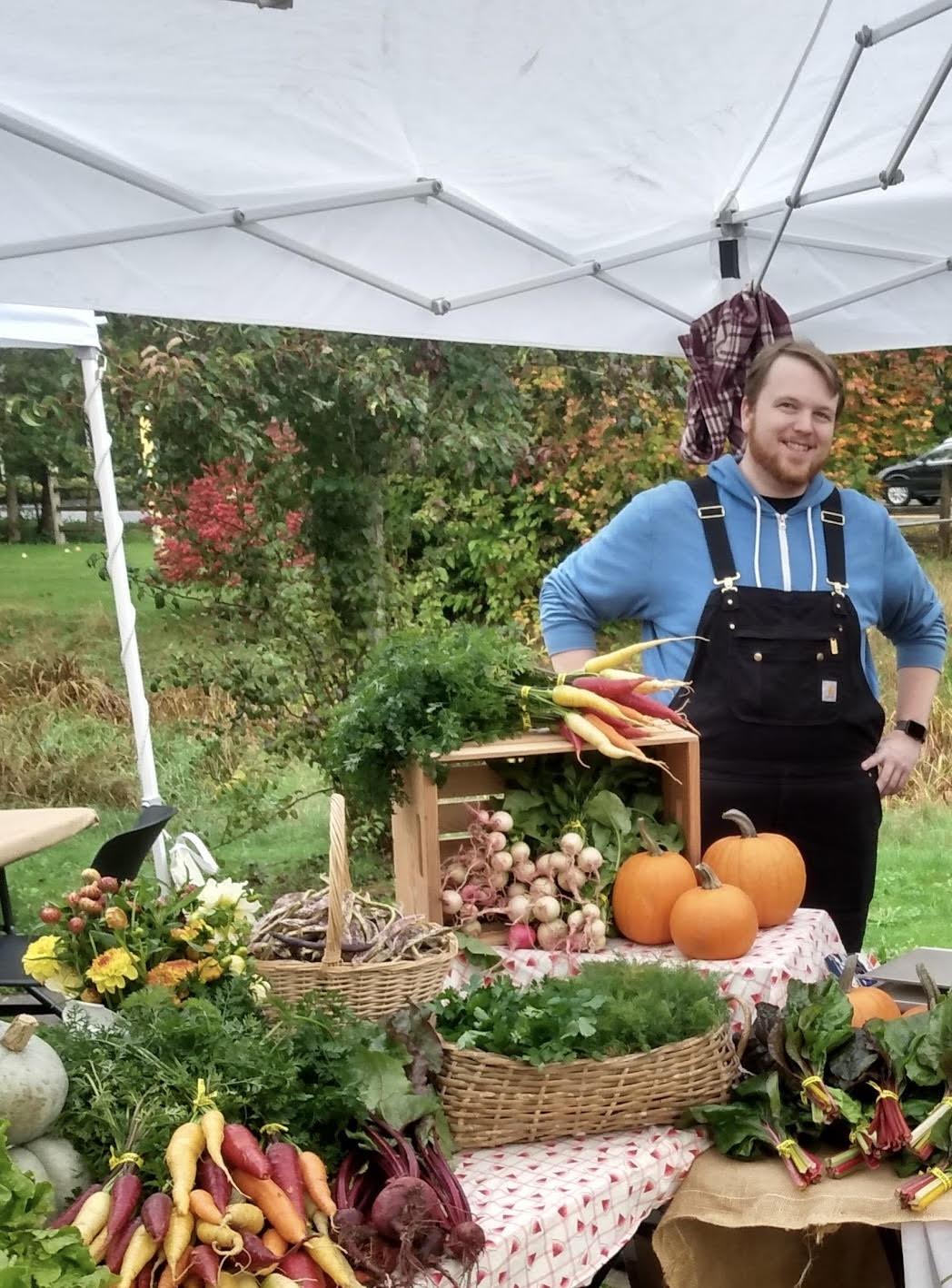 Tyler at Farm Market